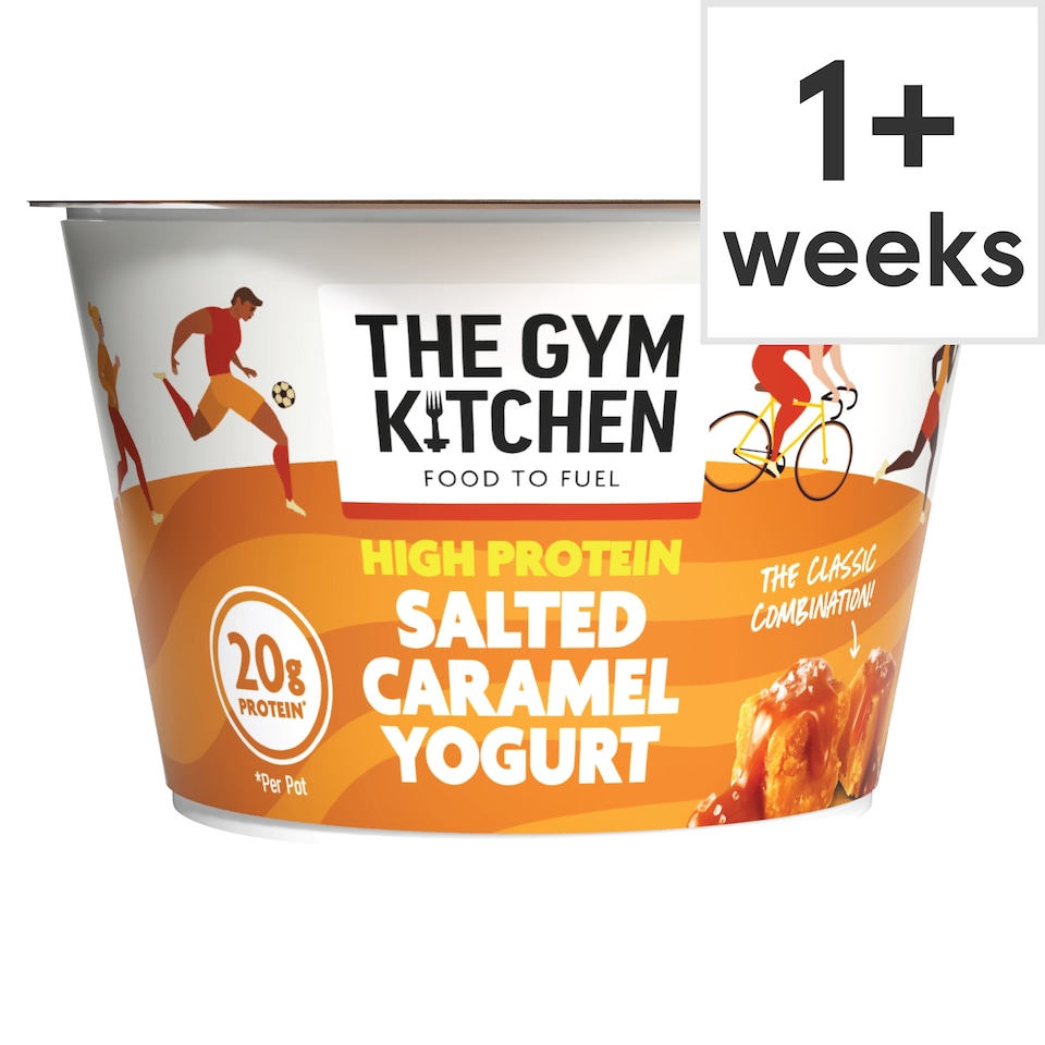 image 1 of The Gym Kitchen High Protein Salted Caramel Yogurt 200g