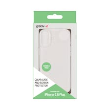 GROOV-E IPHONE 16 PLUS CASE & SCREEN PROTECTOR BUNDLE
