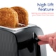 image 5 of Russell Hobbs Honeycomb 2 Slice Toaster Black