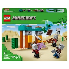 LEGO Minecraft 21267 Illagerek őrjárata a sivatagban