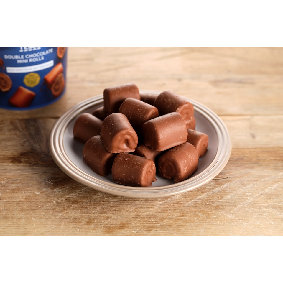 image 1 of Tesco Double Chocolate Mini Rolls 295g