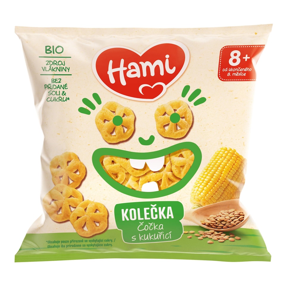 obrázok 1 z HAMI koliečka Šošovica s kukuricou 20g