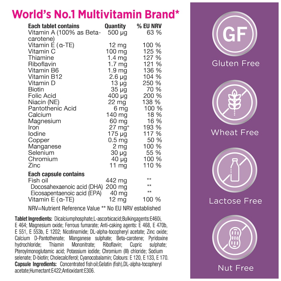 image 1 of Centrum Pregnancy Vitamins + DHA Omega-3 30 Days