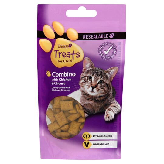 Tesco Combinos Treats For Cats Chicken And Cheese Tesco Groceries