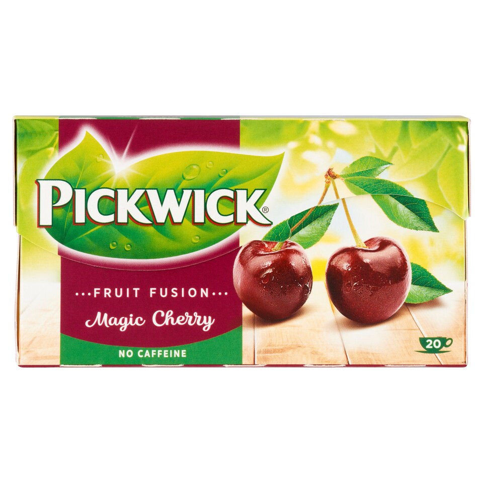 obrázok 1 z Pickwick Fruit Fusion Ovocný čaj s koncentrátom zo šťavy z čerešní 20 x 2 g (40 g)