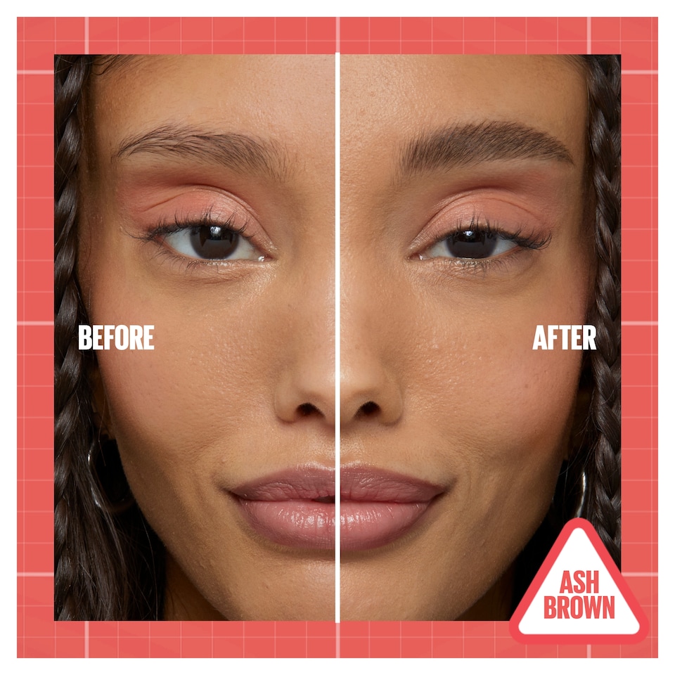 image 1 of Maybelline Build-A-Brow 2-in-1 Brow Pen, Ash Brown