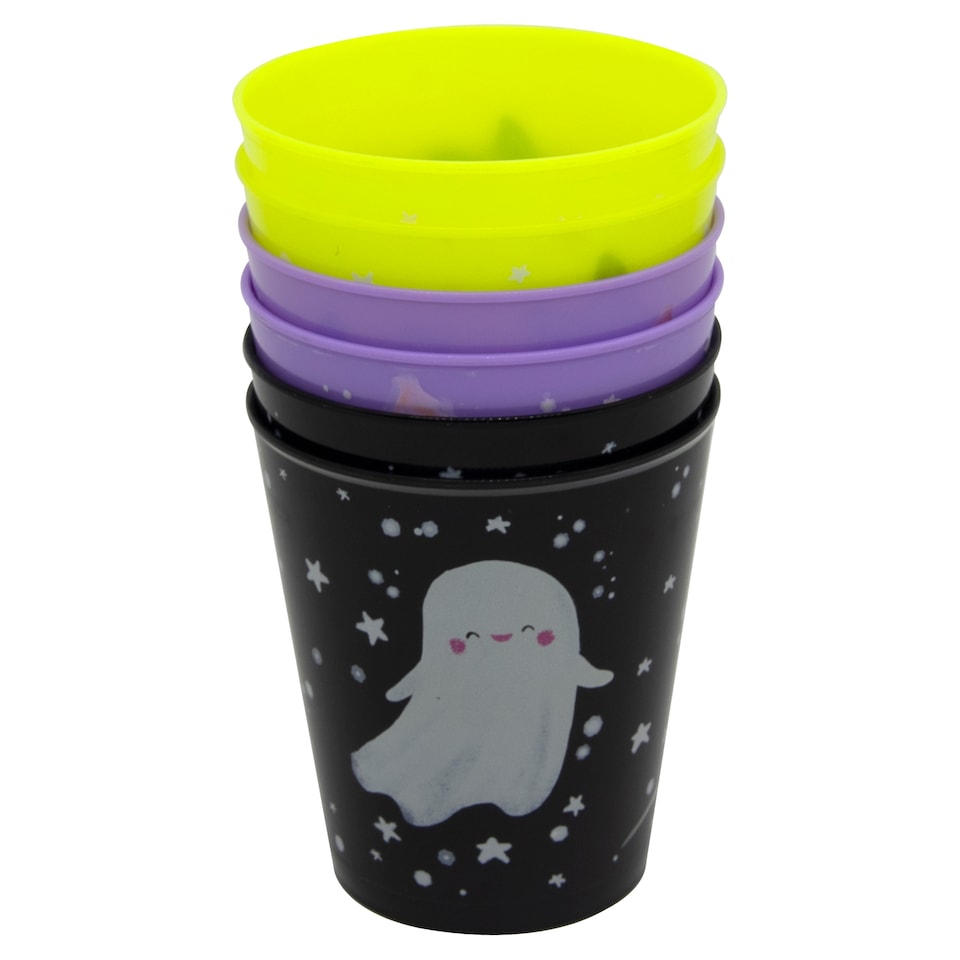 image 1 of Tesco Halloween Spooky Squad Tumblers 6 Pack