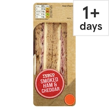 Tesco Smoked Ham & Cheddar Sandwich