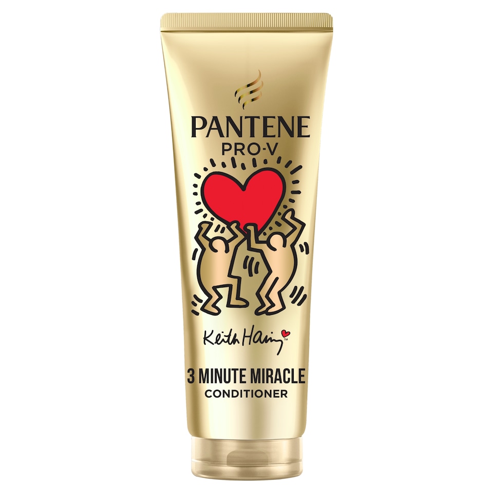 image 1 of Pantene x Keith Haring Artist Edition Conditioner 220ml. For Dry Damaged hair