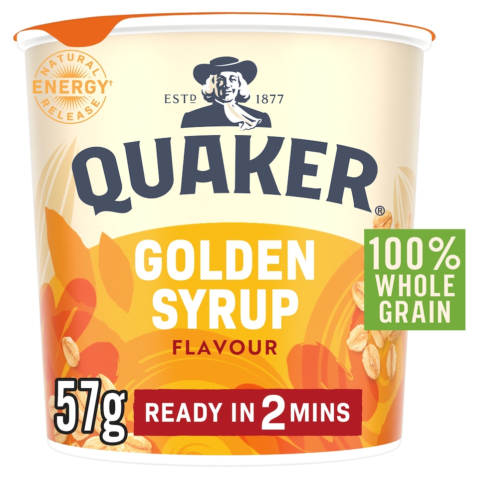 image 1 of Quaker Oat So Simple Golden Syrup Porridge Pot 57g