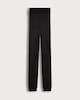 image 3 of F&F Textured Animal Print Thermal Footless Tights in Black