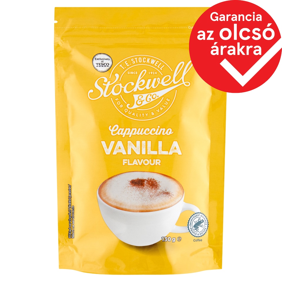 Stockwell & Co. Vanilla Flavoured Cappuccino 130 g