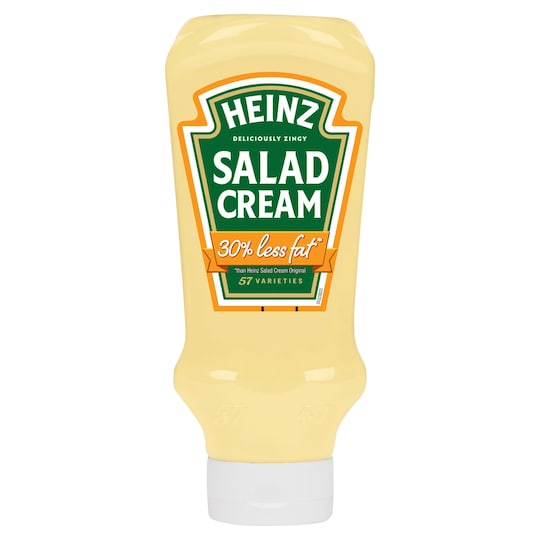 Heinz Salad Cream 30 Less Fat 635G Tesco Groceries