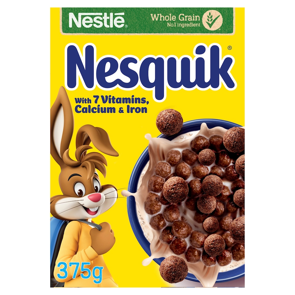 image 1 of Nestle Nesquik Chocolate Cereal 375g