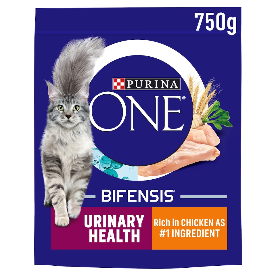 image 1 of PURINA ONE Urinary Health Chicken Dry Cat Food 750g