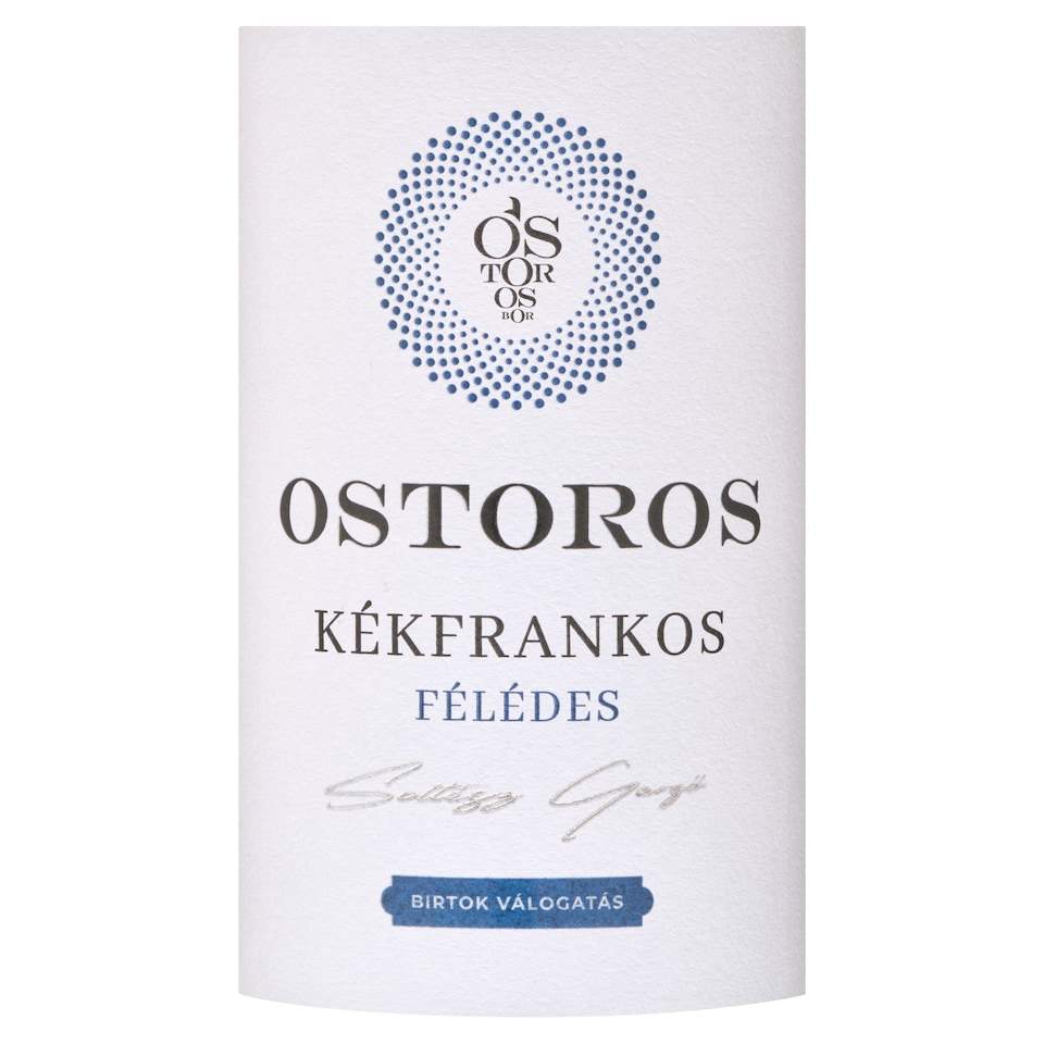 image 1 of Ostorosbor Felső-Magyarországi Kékfrankos Semi Sweet Red Wine 12% 750 ml
