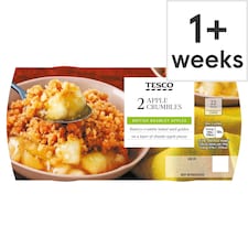 Tesco Apple Crumble Dessert 2 Pack 270g