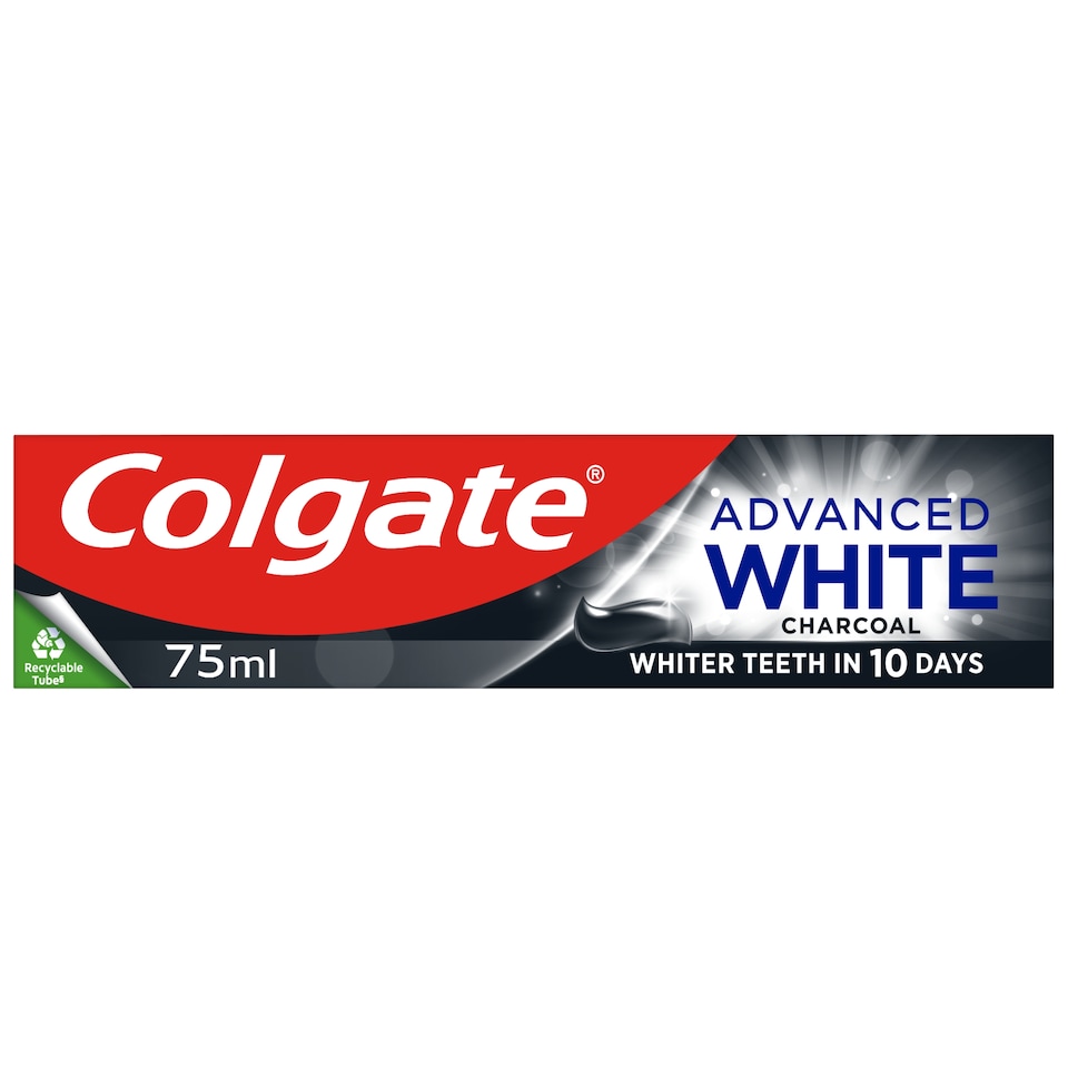 Colgate Advanced White Charcoal fogfehérítő fogkrém 75 ml  1. kép