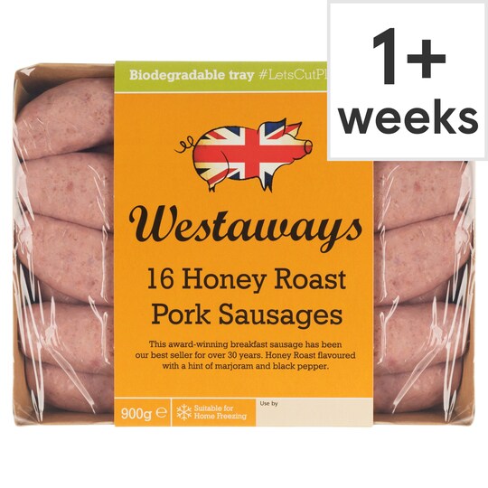 Westaways Honey Roast Pork Sausages 900G Tesco Groceries