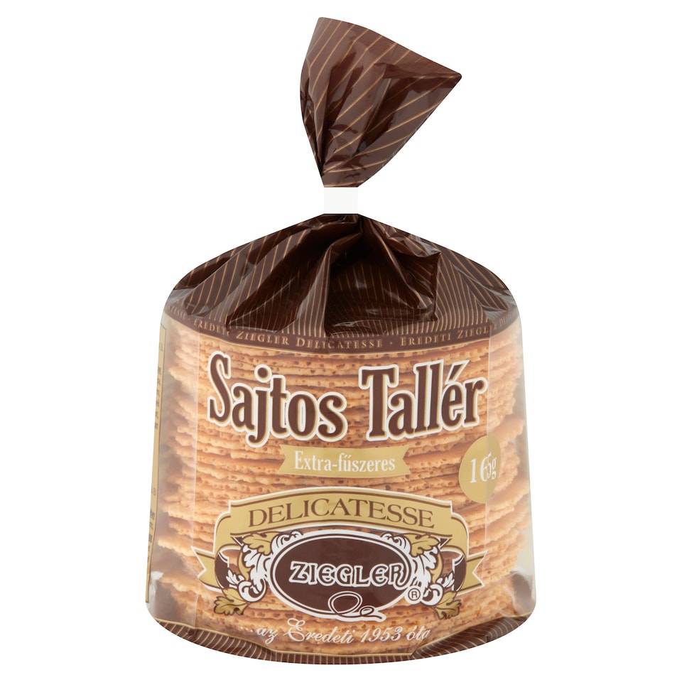 Ziegler extra-fűszeres sajtos tallér 165 g  1. kép