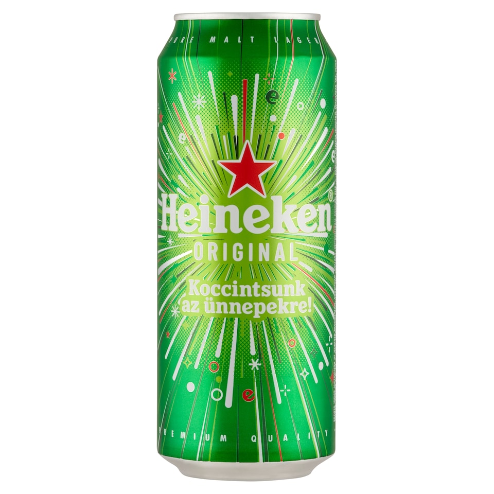Heineken Original minőségi világos sör 5% 0,5 l  1. kép