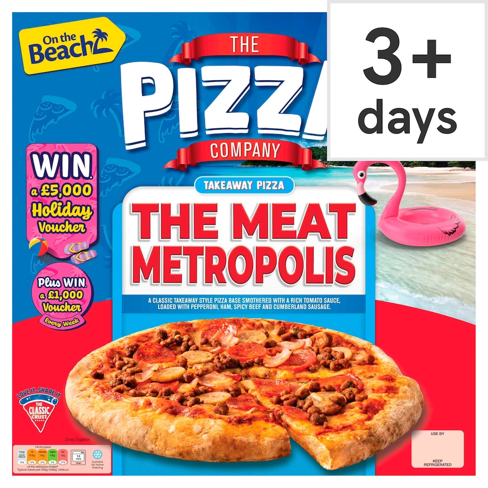 The Pizza Company Meat Metropolis Pizza 520g