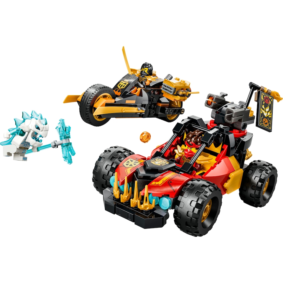 image 1 of LEGO NINJAGO 71864 Kai and Cole's Combiner Vehicles