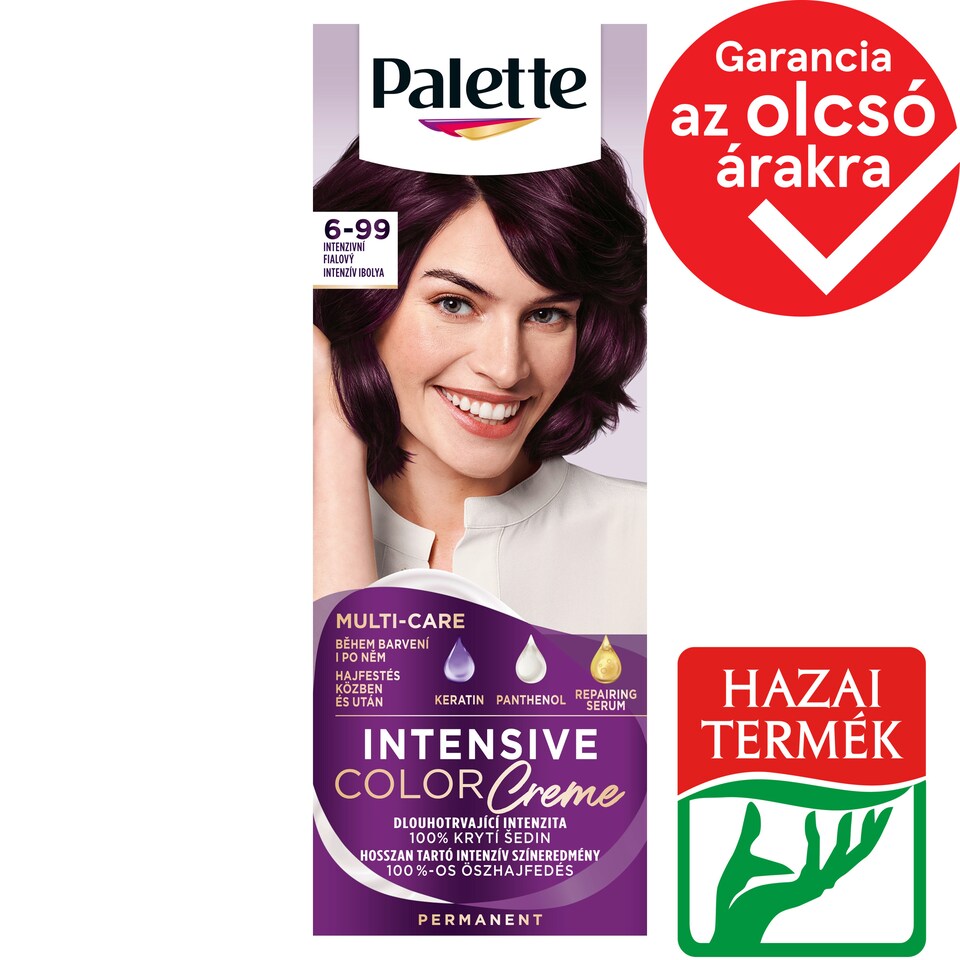 Palette Intensive Color Creme hajfesték 6-99 (V5) Intenzív ibolya  1. kép