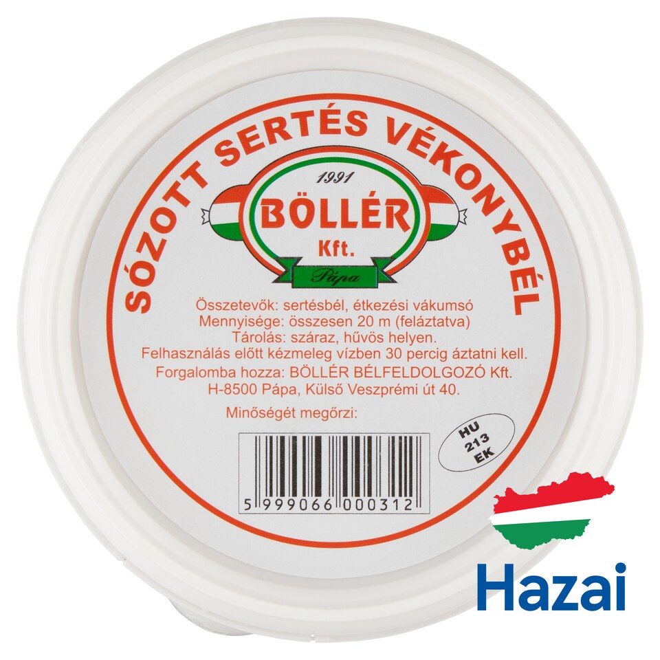 Böllér Salted Pork Small Intestine 20 m