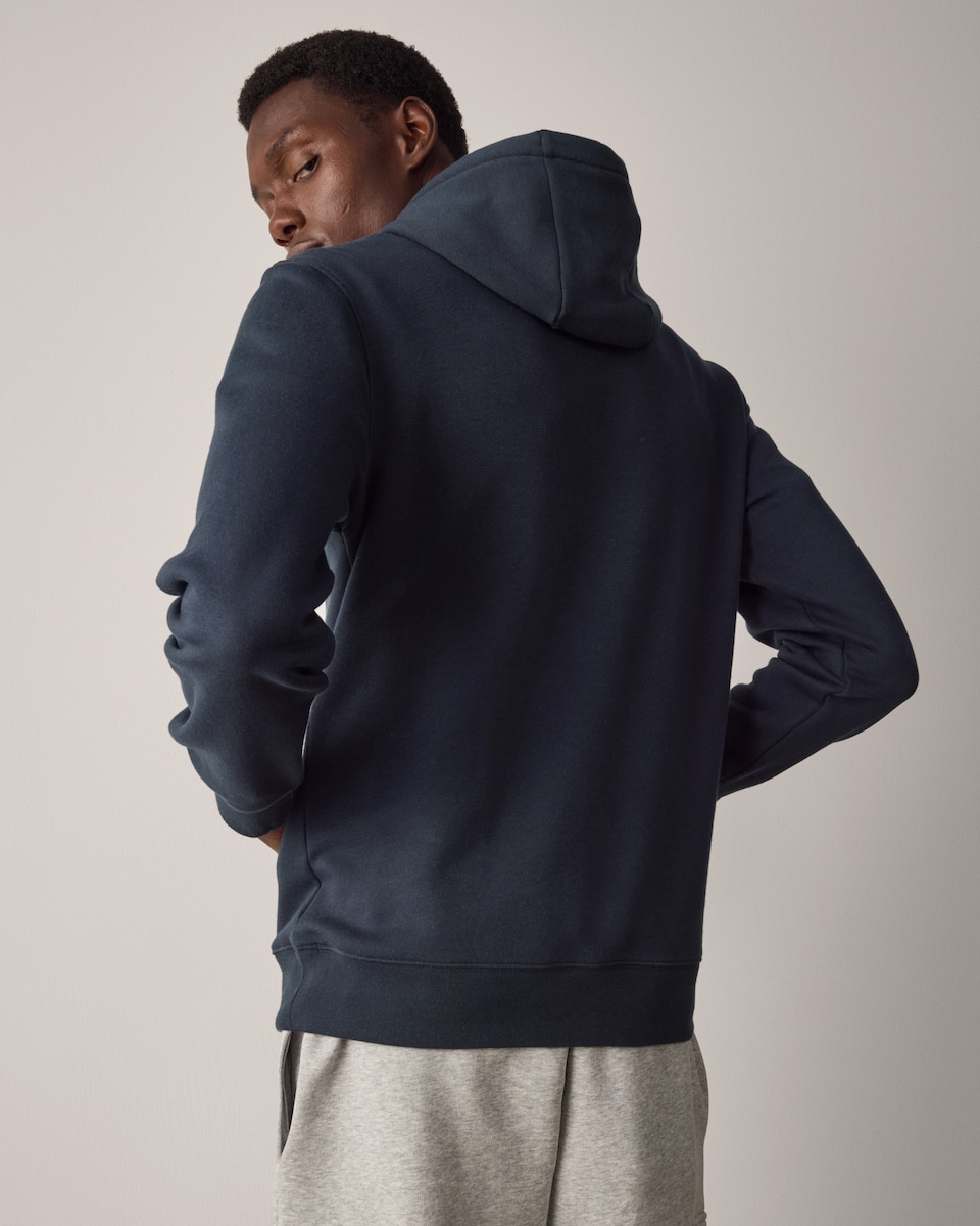 image 1 of F&F Active EVERYHOUR Cotton Rich Hoodie in Navy