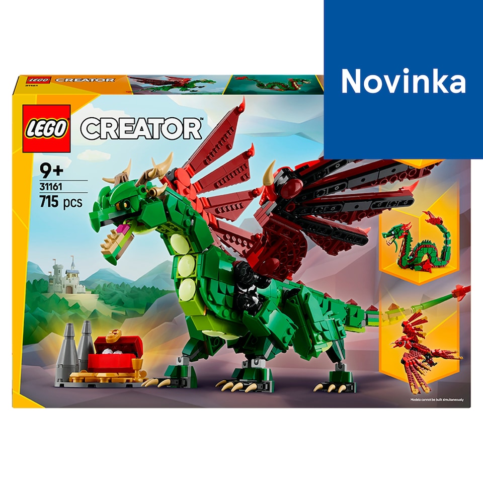 obrázok 1 z LEGO Creator 3 v 1 31161 Stredoveký drak