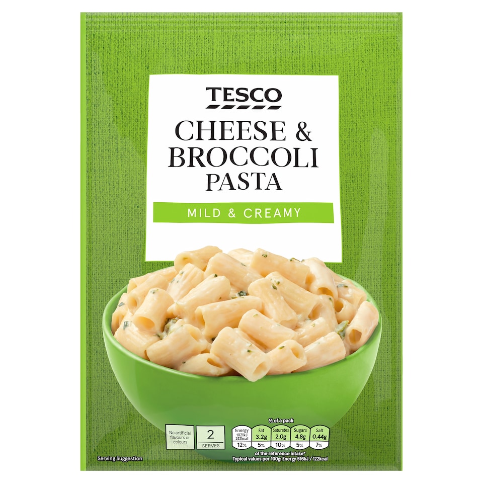 Tesco Cheese & Broccoli Pasta 120g