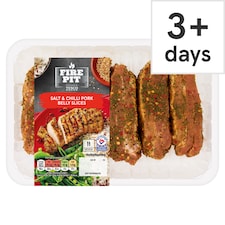 Tesco Fire Pit Salt & Chilli Pork Belly Slices 500G