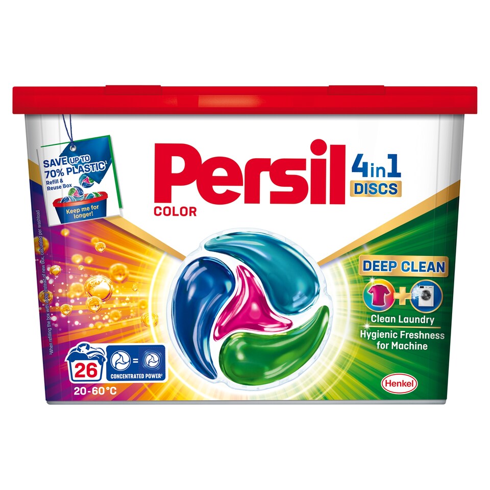obrázok 1 z Persil Discs 4in1 Deep Clean Color dávkovaný prací prostriedok 26 praní 429 g