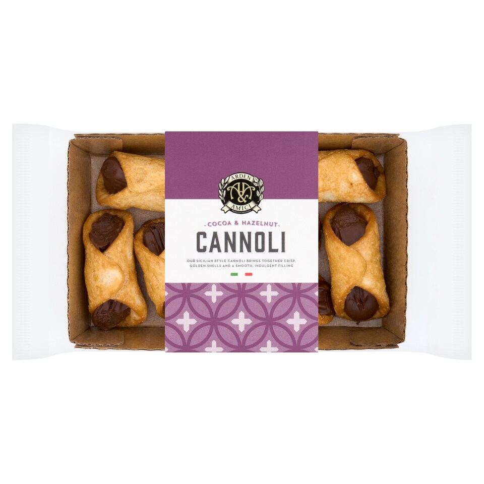 ARDEN & AMICI Hazelnut & Cocoa Cannoli 160g