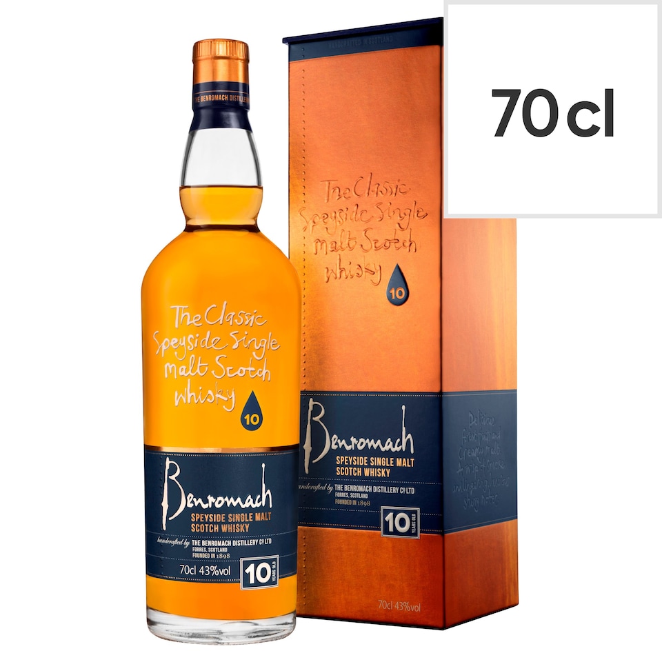 Benromach 10 Year Old Malt Whisky 70Cl