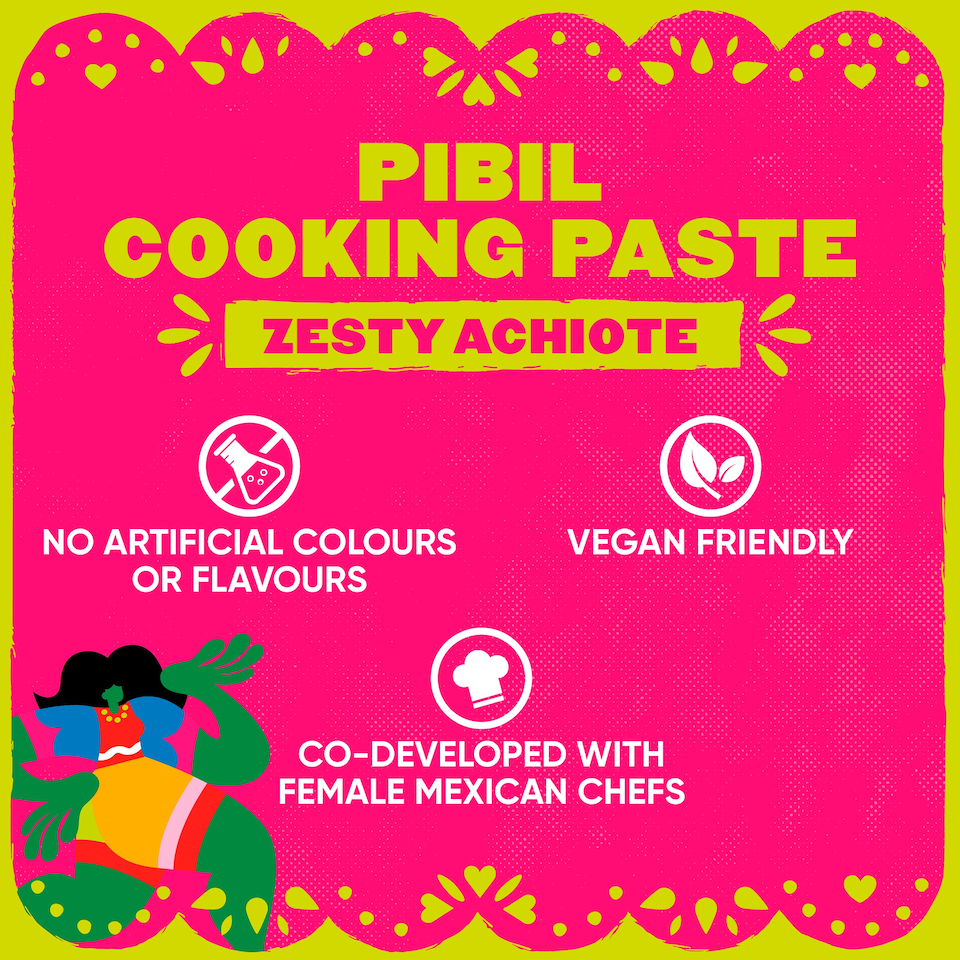 image 1 of Las Chicas Pibil Mexican Cooking Paste Zesty Achiote 95g