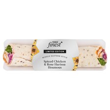 Tesco Finest Middle Eastern Style Chicken & Rose Harissa Houmous Wrap