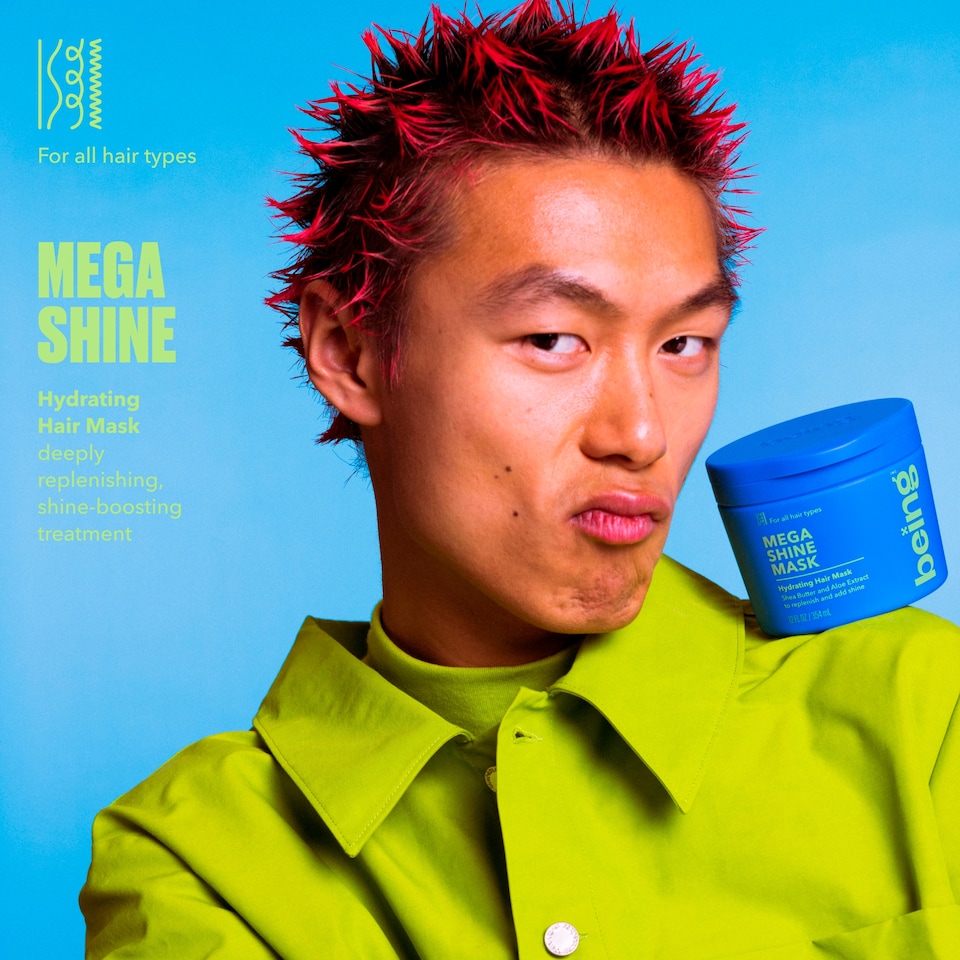 image 1 of BEING MEGA SHINE Hydrating HAIR MASK 354ML 