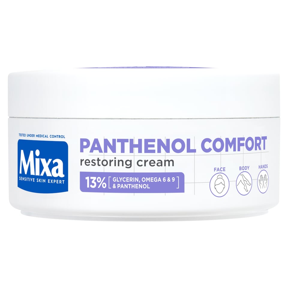 Mixa Panthenol Comfort krém proti svrbeniu pokožky 150 ml