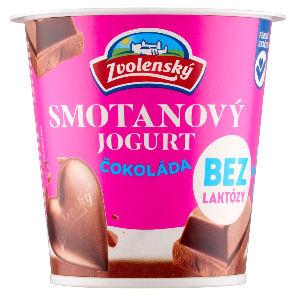 Obrázek 1 pro produkt Zvolenský Smetanový jogurt čokoládový bezlaktózový 145g