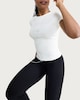 image 3 of F&F Active SEAMLESS High Waisted Leggings in Black