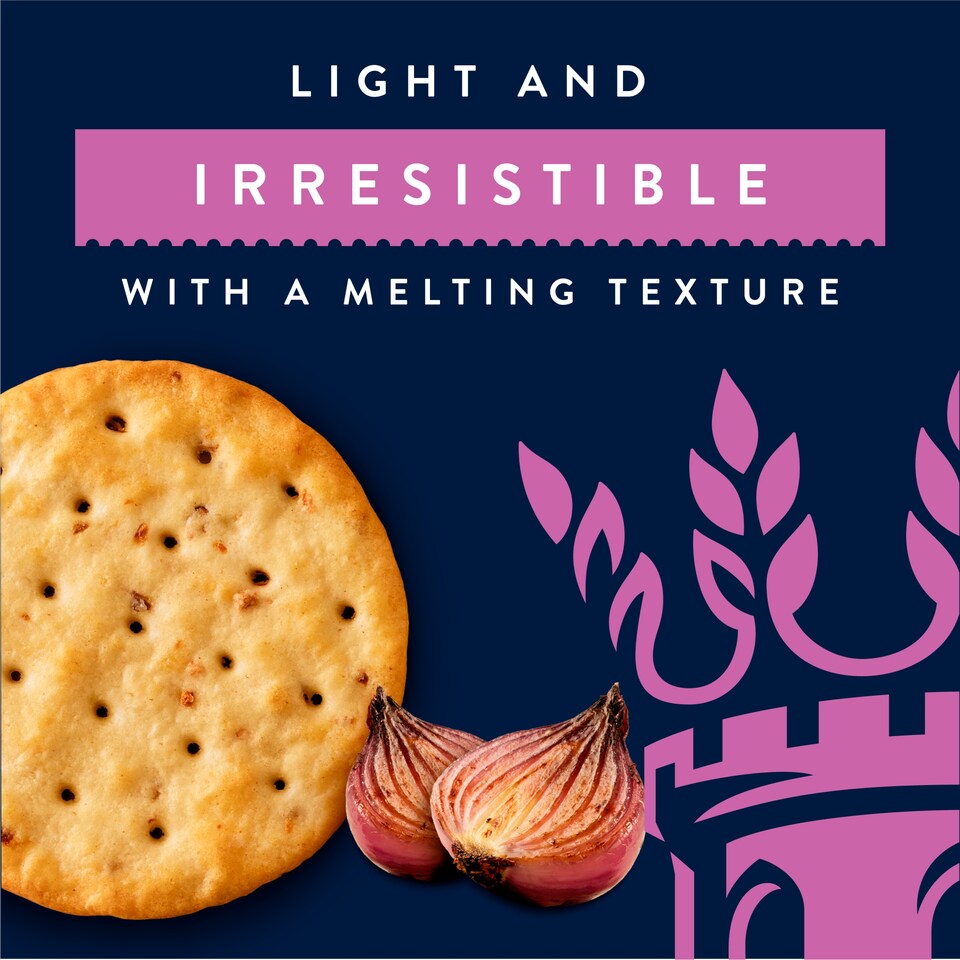 image 1 of Carr's Melts Wheaten Biscuits Caramelised Red Onion Flavour 150g