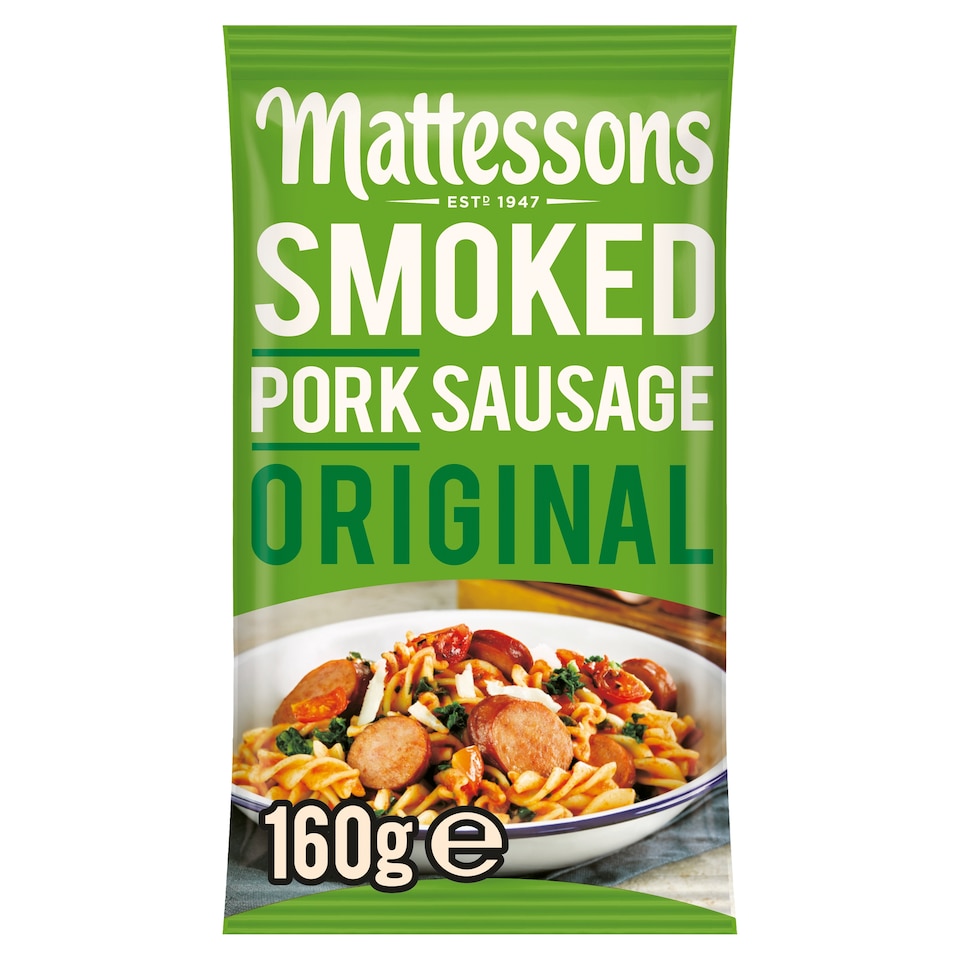 Mattessons Smoked Pork Sausage Original 160G