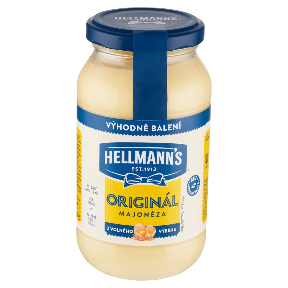 Obrázek 1 pro produkt Hellmann's Majonéza Original 340ml