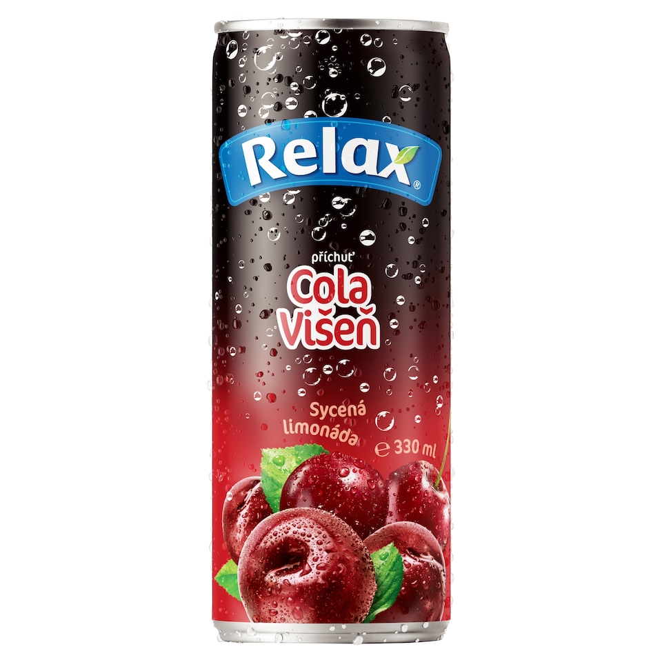 Relax Cola Cherry Carbonated Lemonade 330ml
