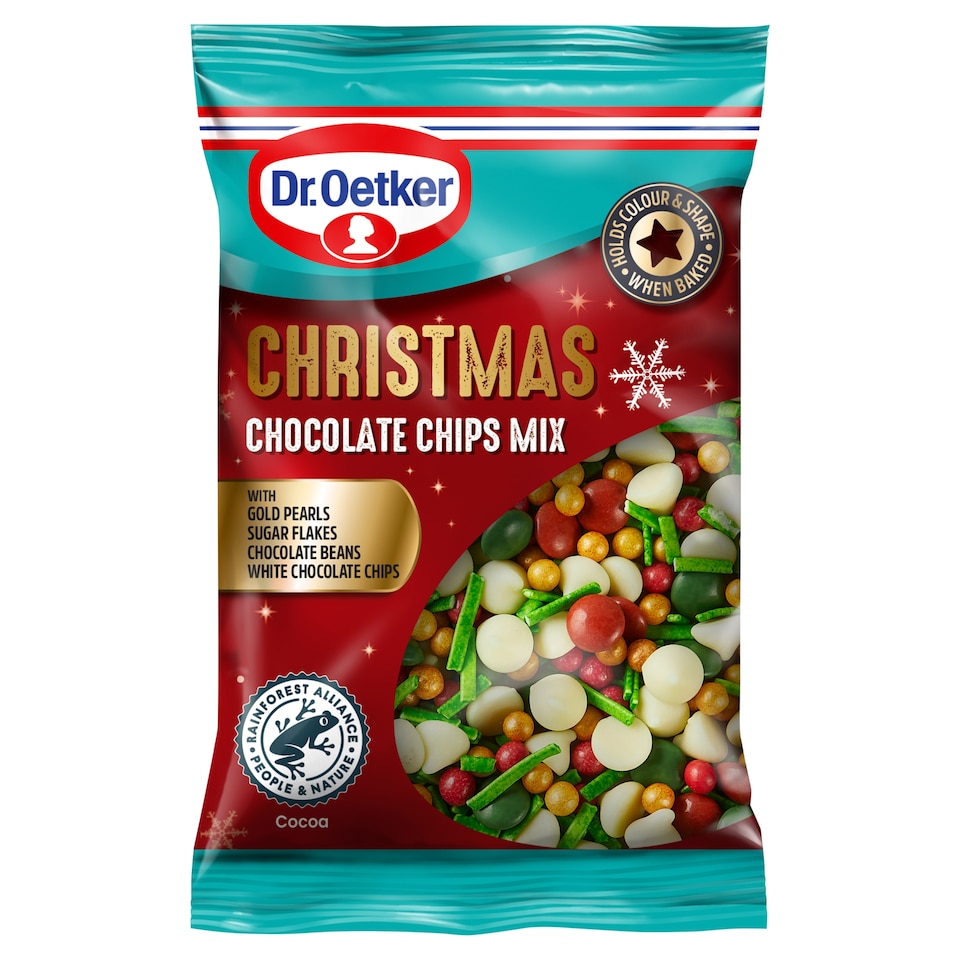 Dr. Oetker Christmas Chocolate Chip Mix 90g