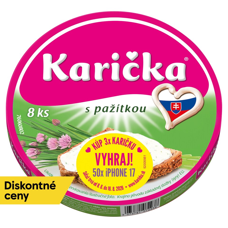 Karička s pažítkou 8 ks 125 g
