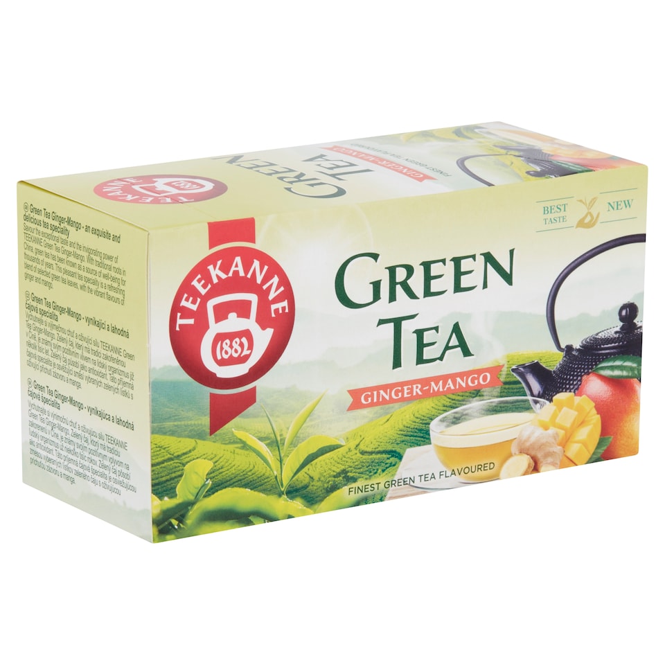 Teekanne Green Tea mangó és citrom ízesítésű zöld tea gyömbérrel 20 filter 35 g 1. kép