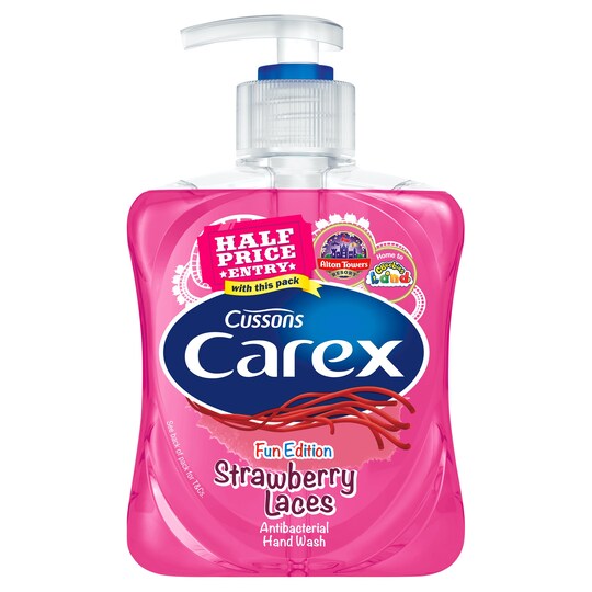 Carex Handwash Strawberry Laces 250Ml Tesco Groceries